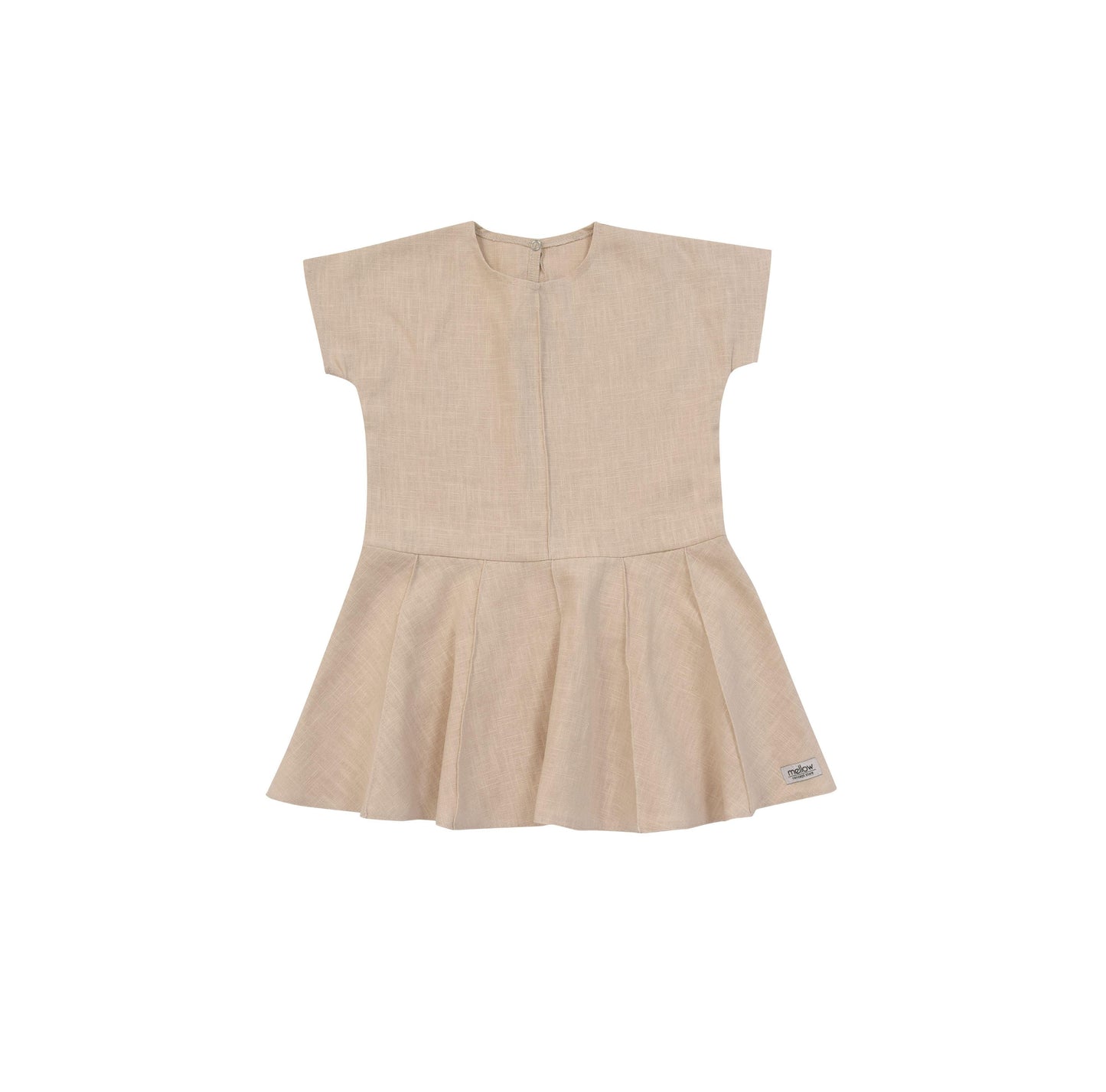 Ramie Baby/Kid Dress - Beige