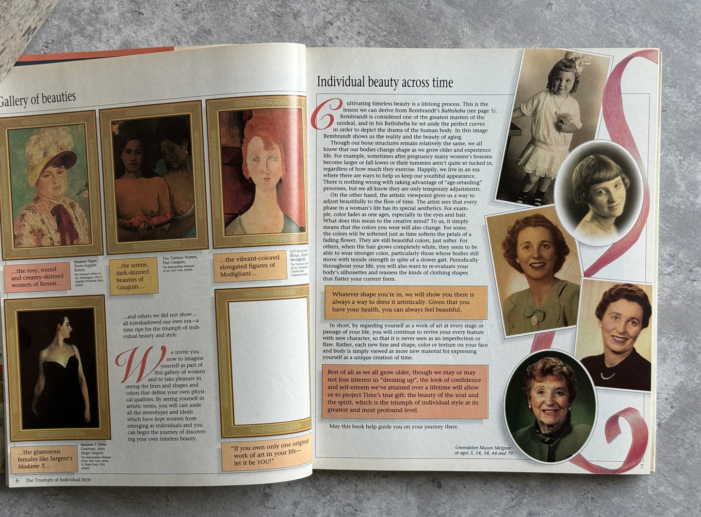 “The Triumph of Individual Style” Book