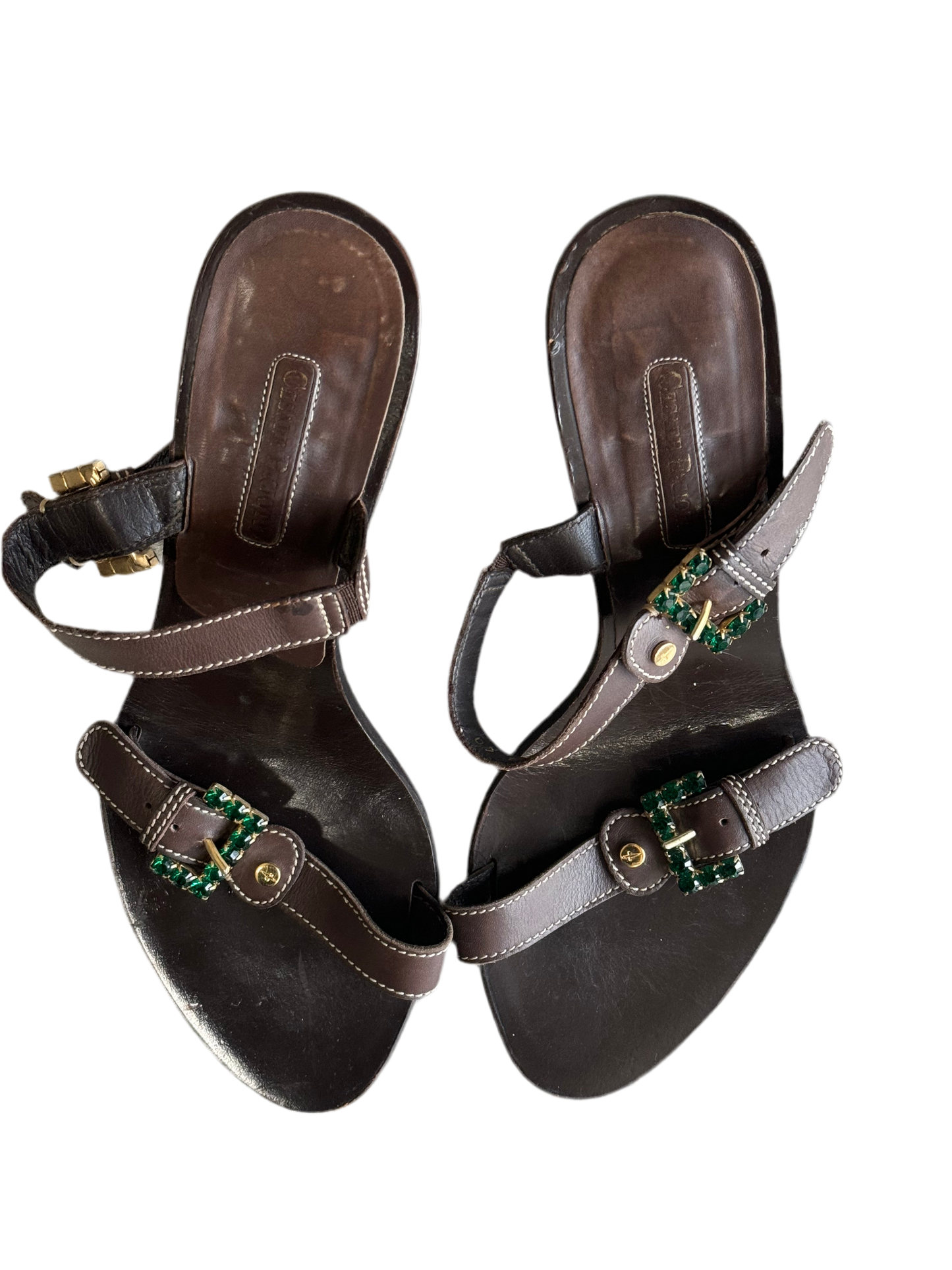 Cesare Paccioti ladies slip-on heeled sandals, size 40