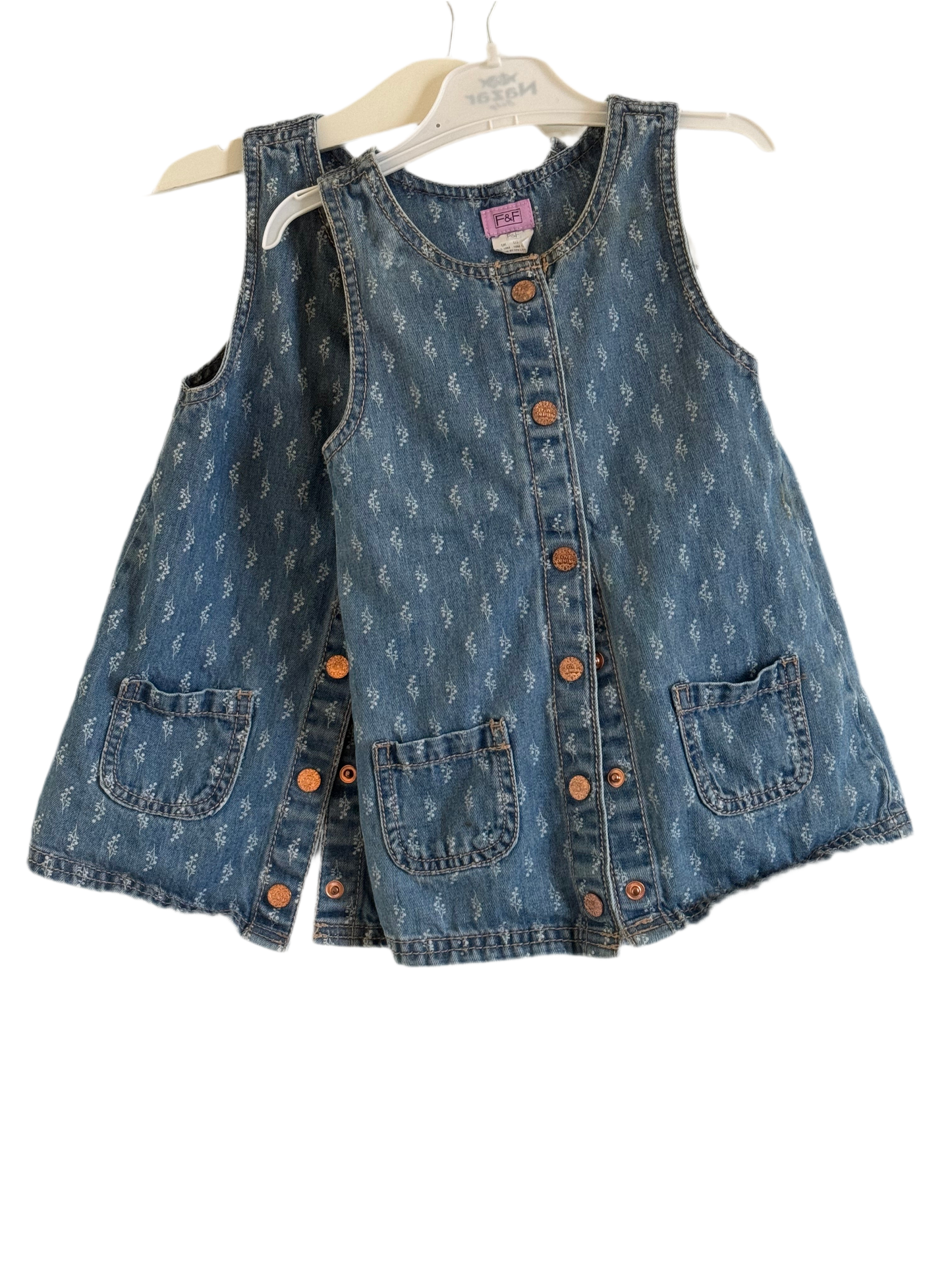 F&F jeans dress for a 12-18 months babies
