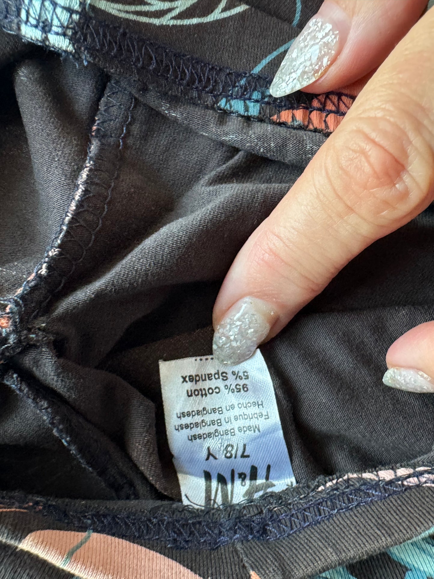 H&M Girls leggings 7/8 years