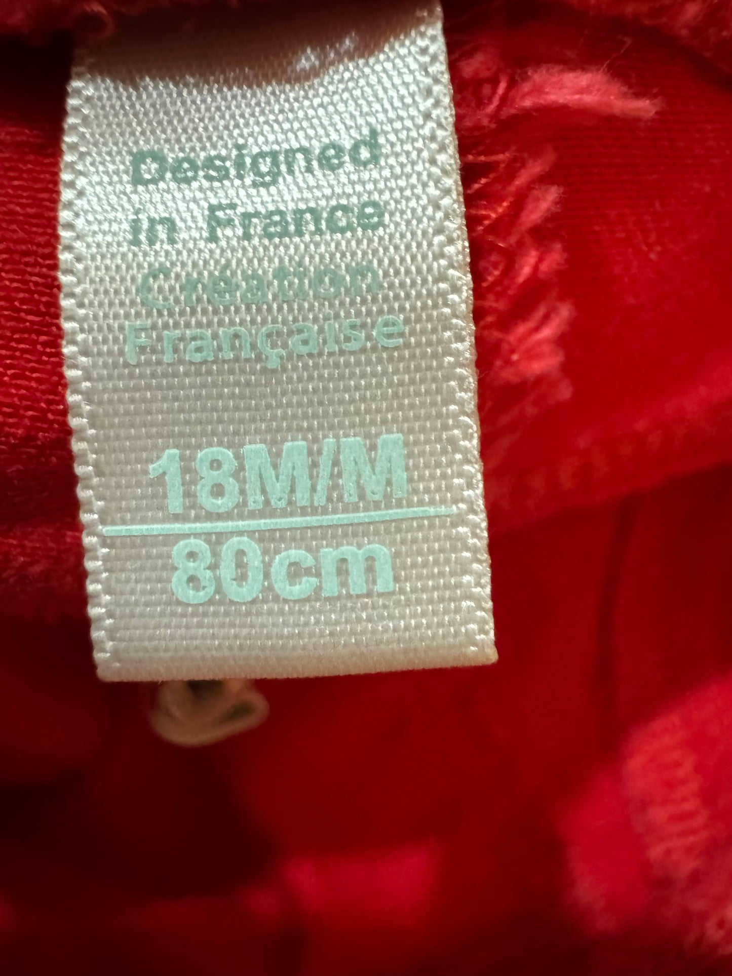 Red jeans, 18 months