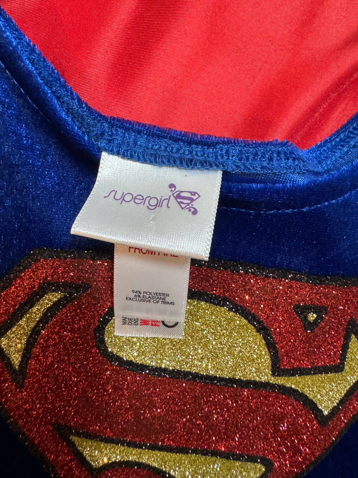 TU Supergirl fancy dress, 9-10 years