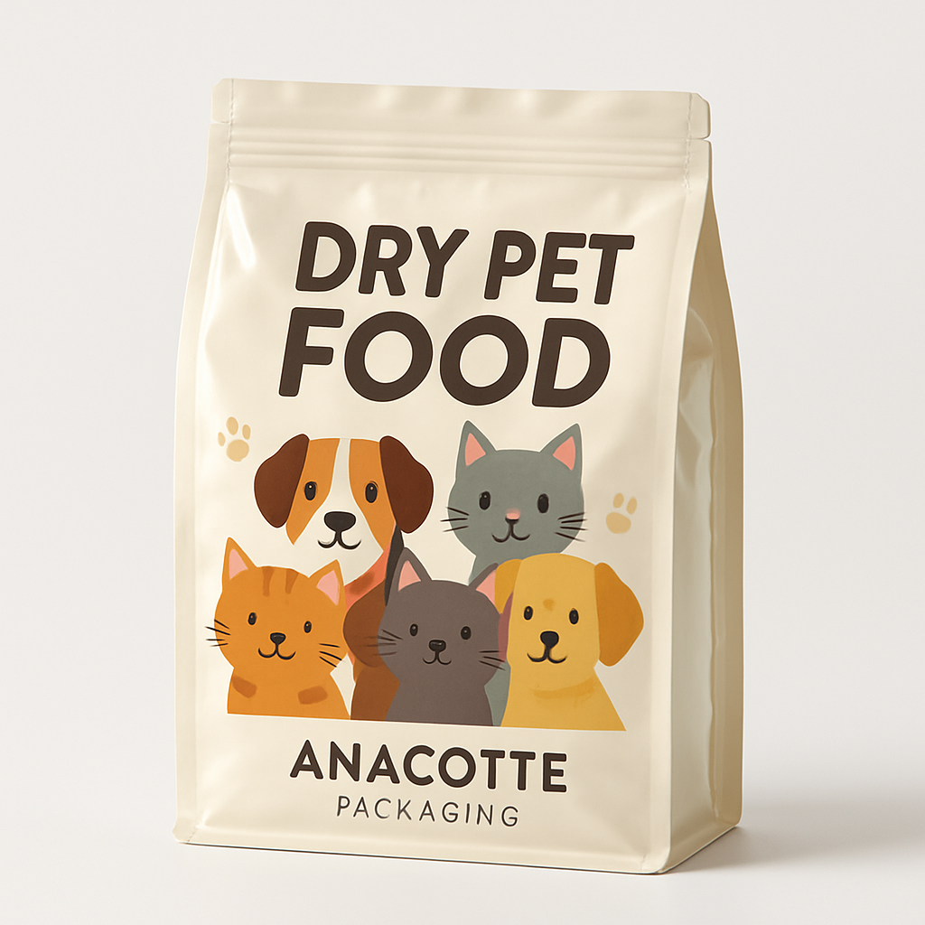 16 oz / 1 lb / 500g Custom Dry Pet Food Bags - Freshness, Durability and Brand Impact