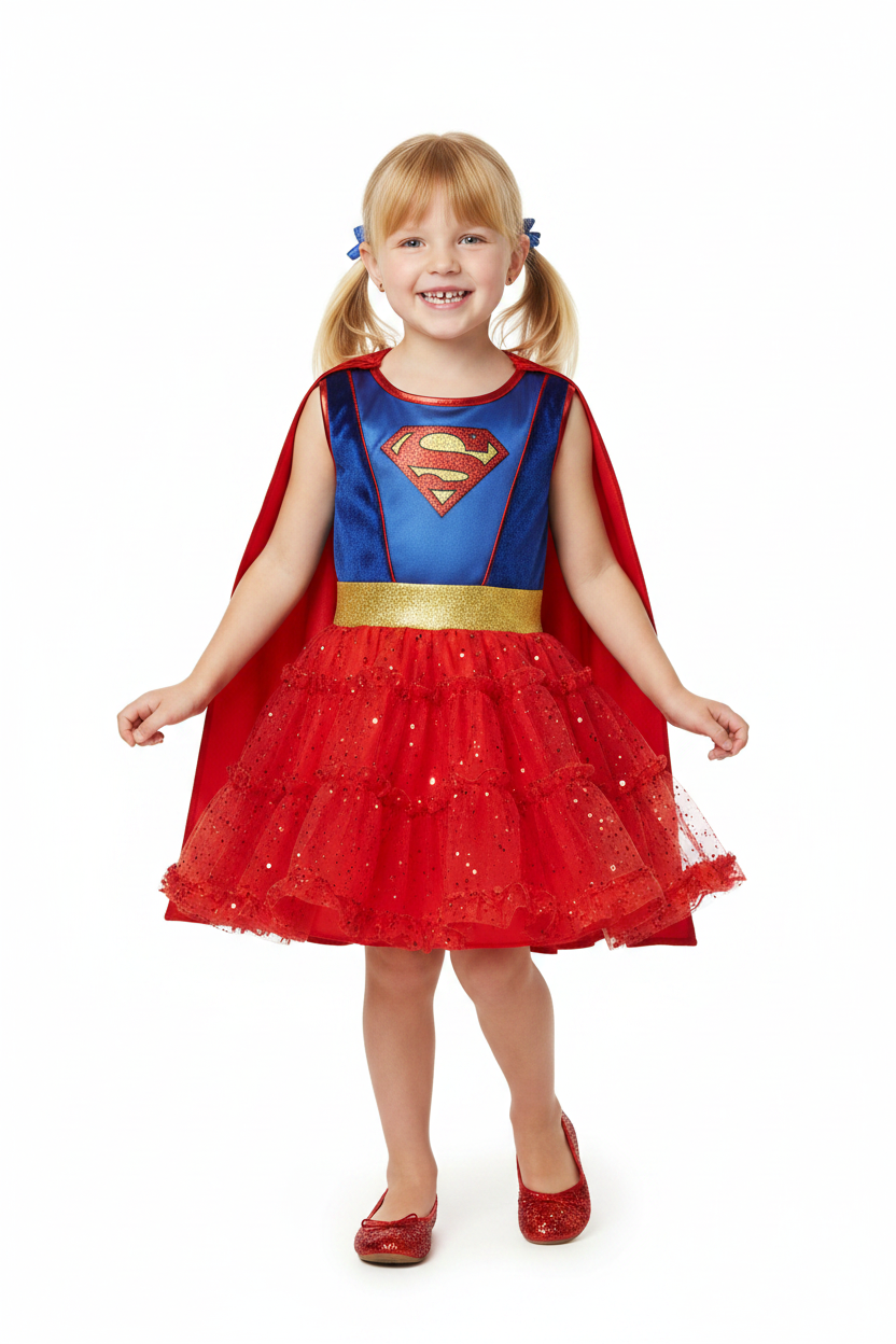Preloved Supergirl fancy costume dress