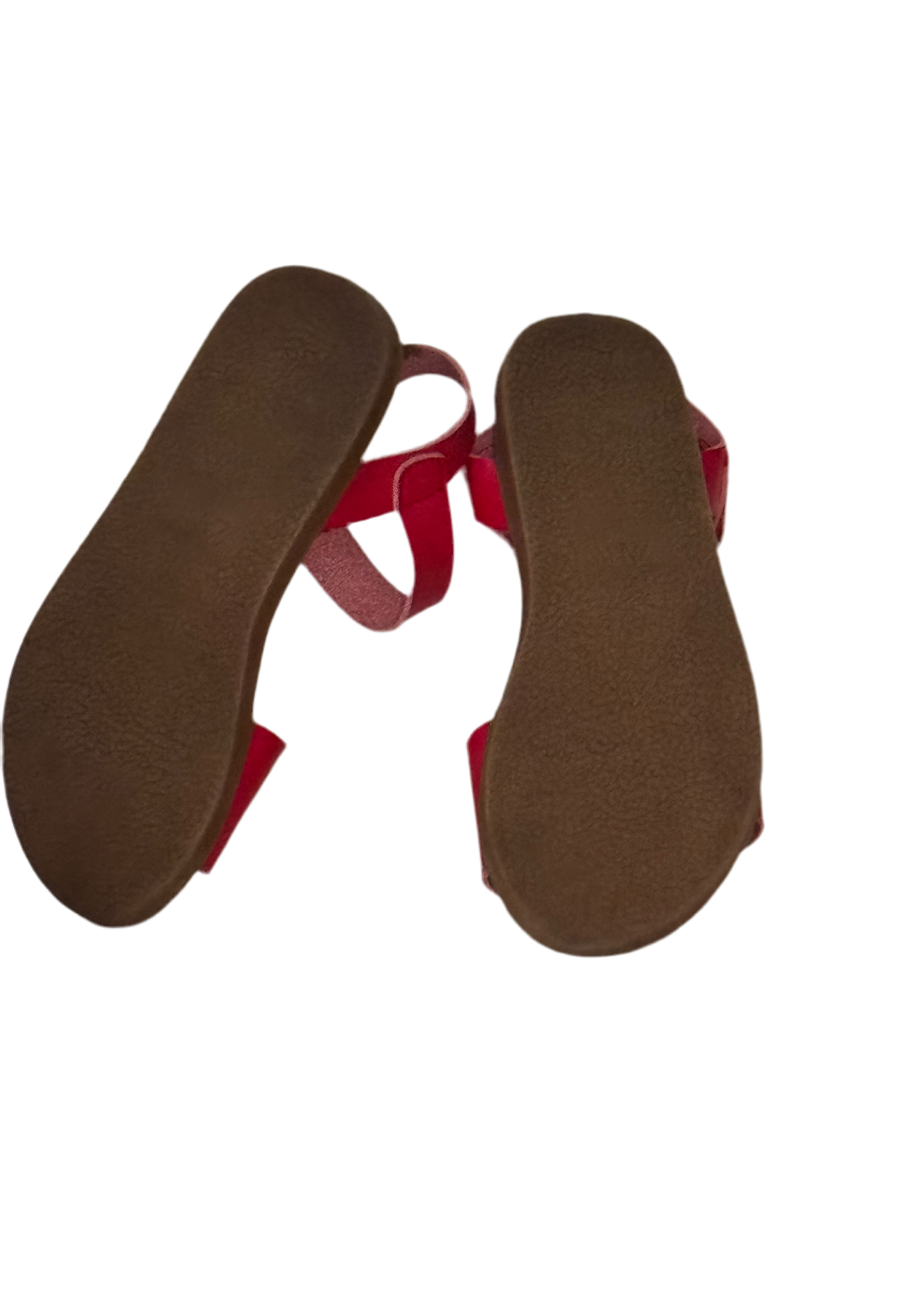 Zara leather red shoes for a girl , size 28