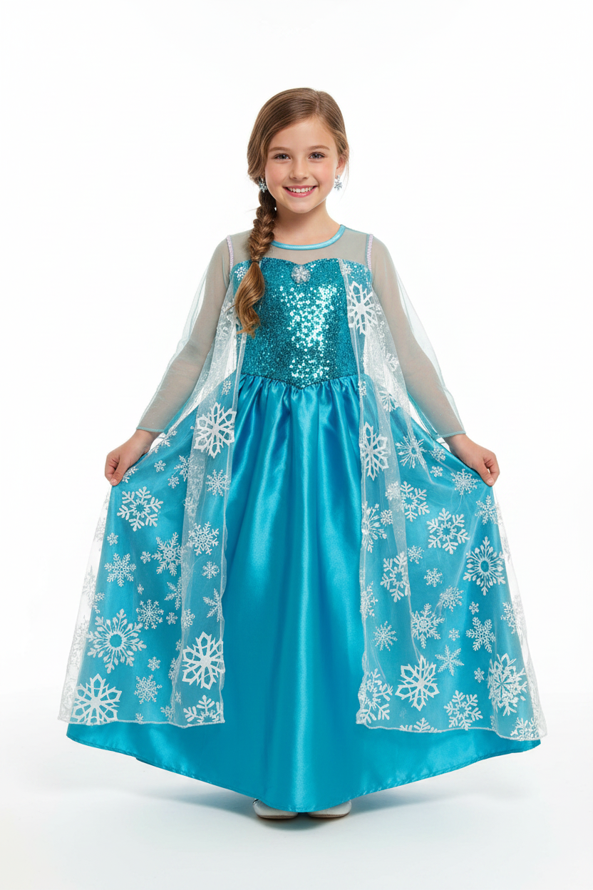 Preloved Elsa dress from Frozen for 8-9 years