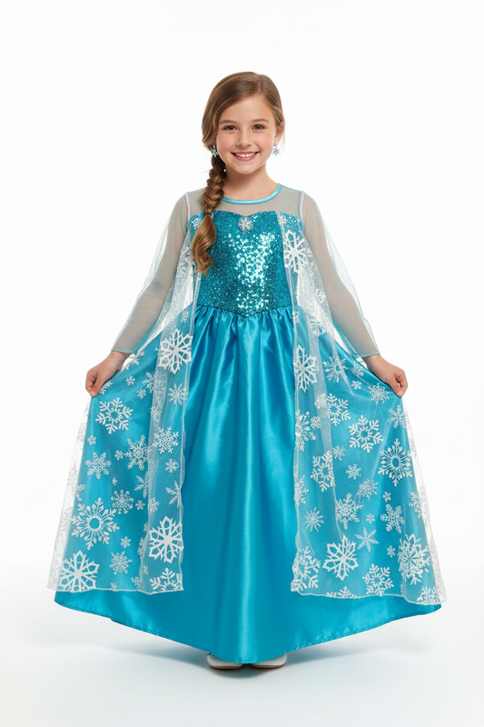 Preloved Elsa dress from Frozen for 8-9 years