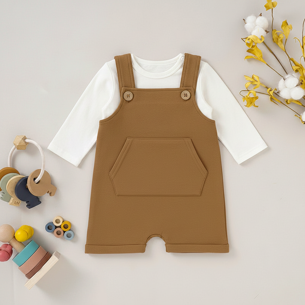 French Terry Baby Overall