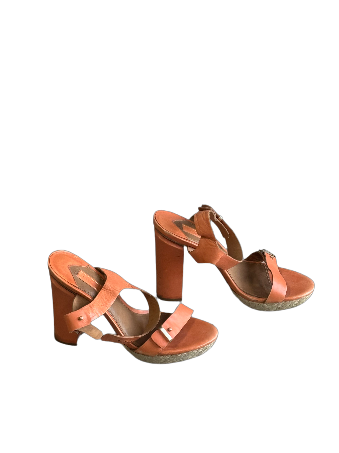 Uterque Ladies Orange Shoes, size 40