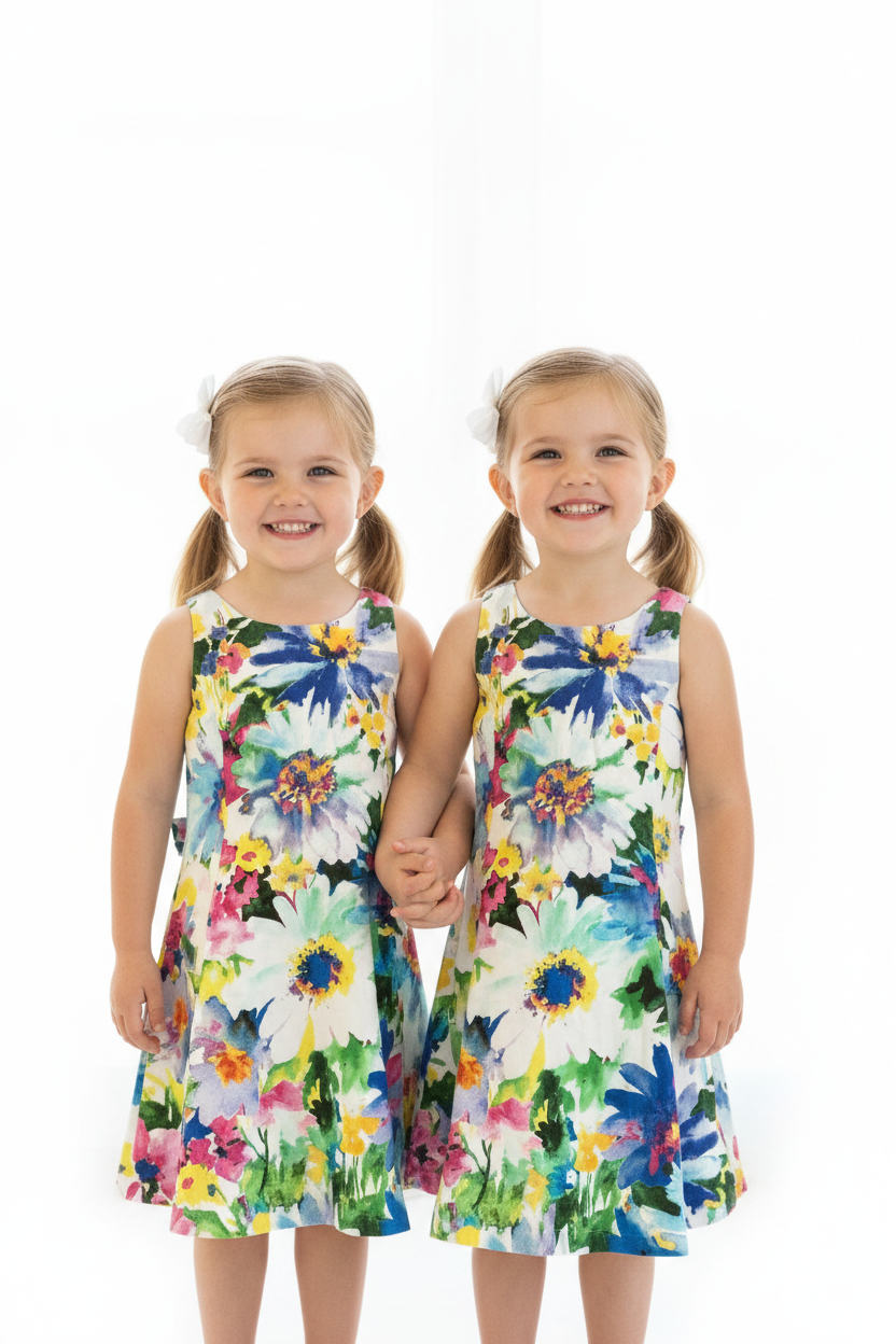 Preloved Polo Ralph Lauren Girls Floral Dress for 3 years old