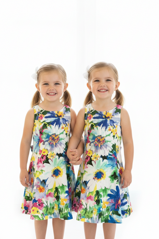 Preloved Polo Ralph Lauren Girls Floral Dress for 3 years old