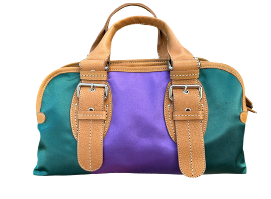 Vintage Mazzini bag Summer bag for woman. Colorful designer bag