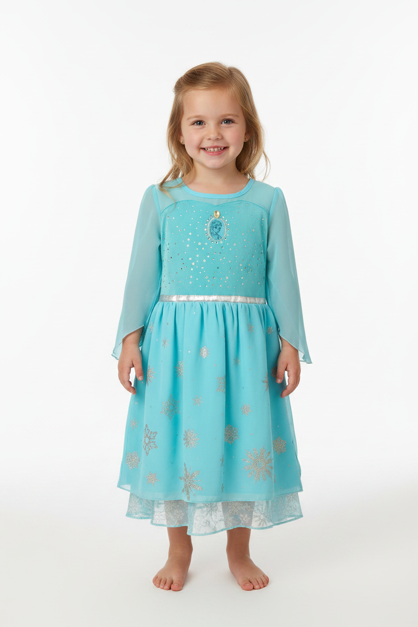 Preloved Elsa from Frozen dress for 2-3 years old girl