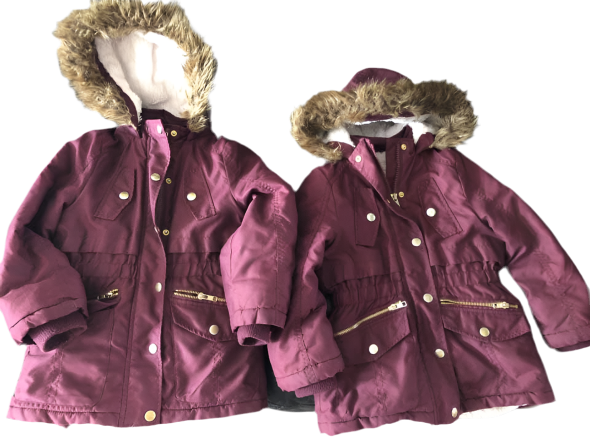 Preloved "Next" Winter jackets for twins