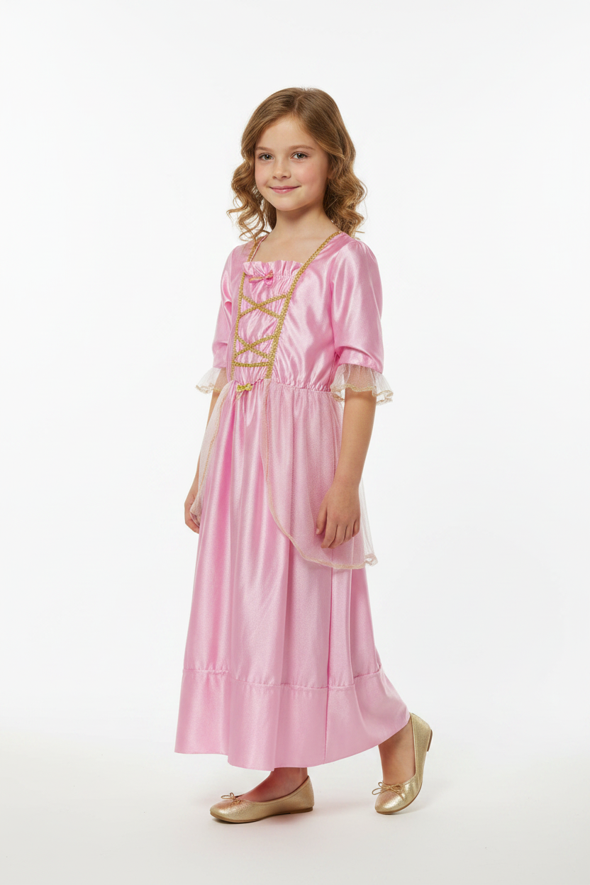 Preloved Fancy Wicked pink dress, 7-8 years