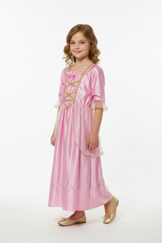 Preloved Fancy Wicked pink dress, 7-8 years