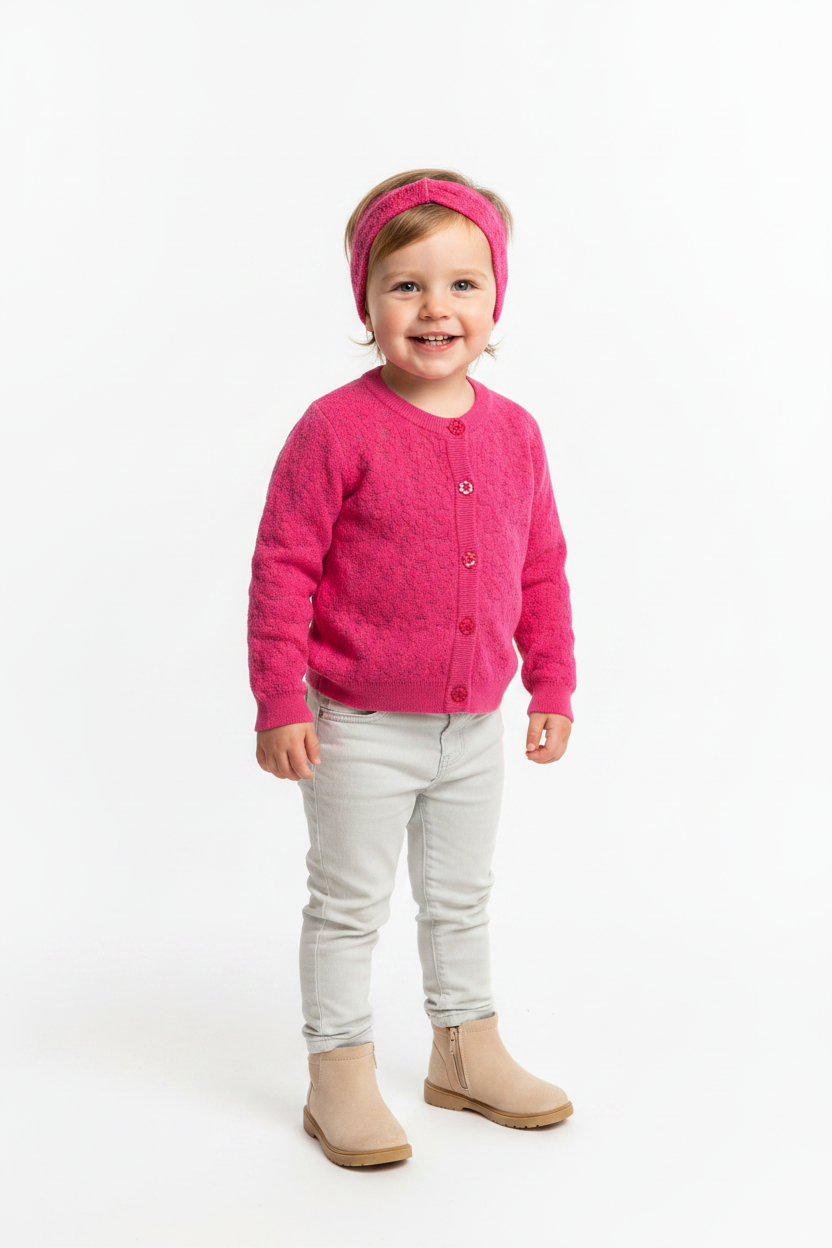 Preloved Pink Cardigan for a baby 1 1/2-2 yo, George