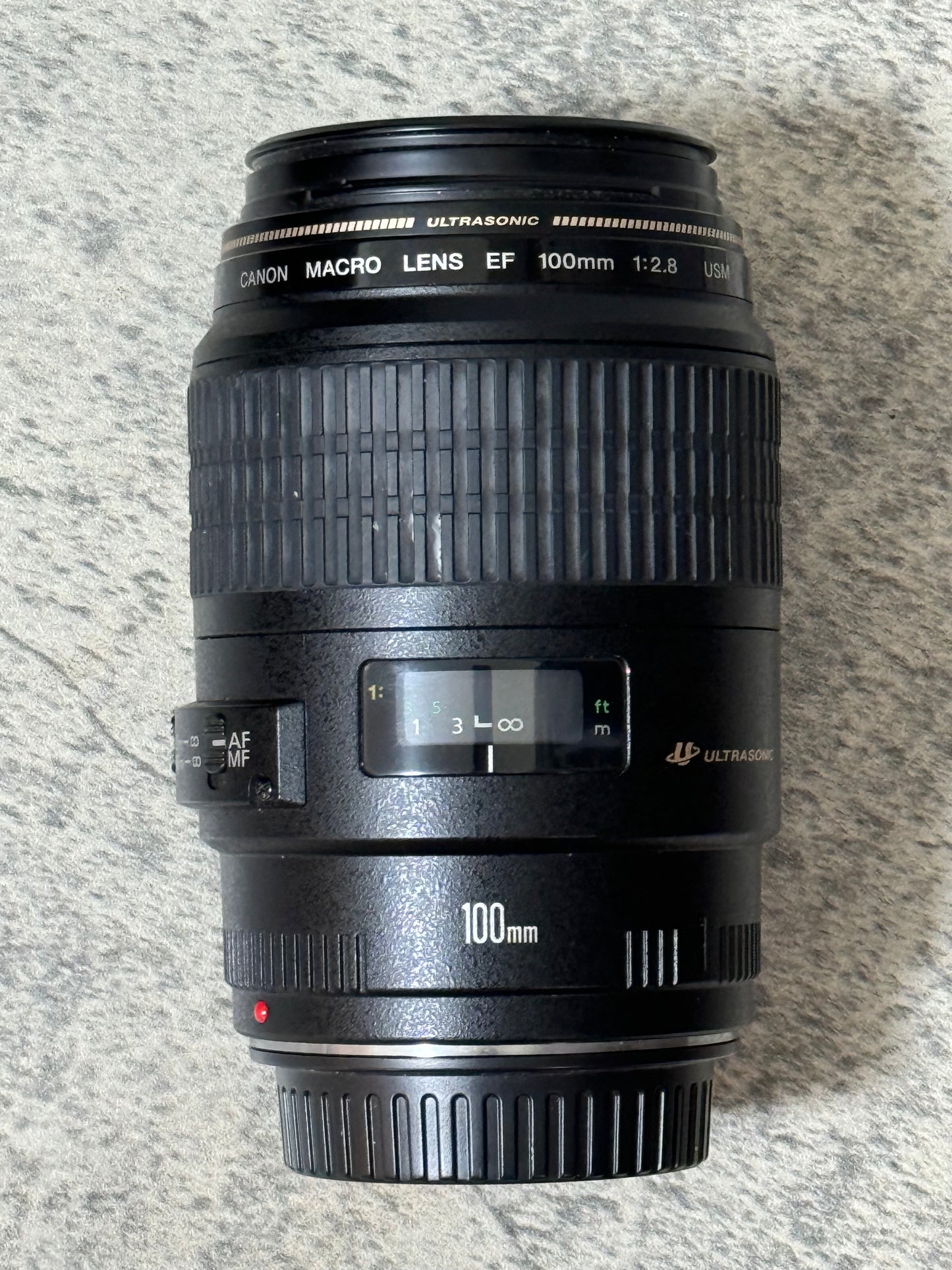 Canon Ultrasonic macro fixed lens EF 100mm USM