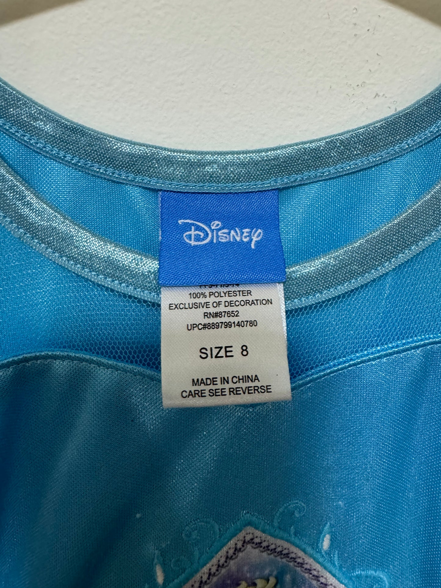 Disney, Frozen, Elsa dress, size 8
