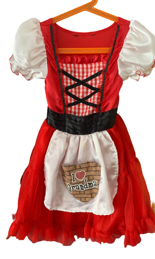 Little red riding hood costume dress