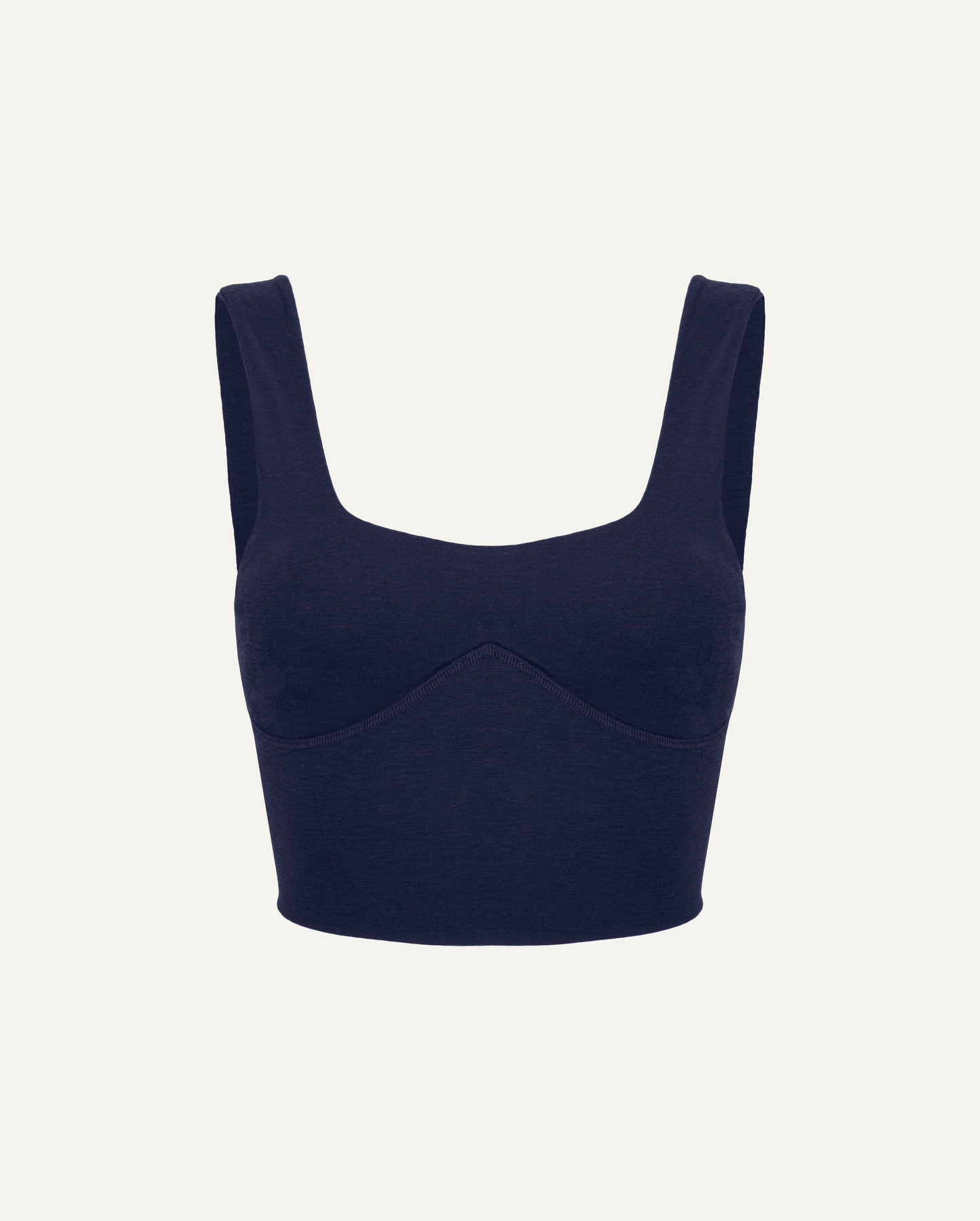 Merino Wool Sports Bra - Dark Blue