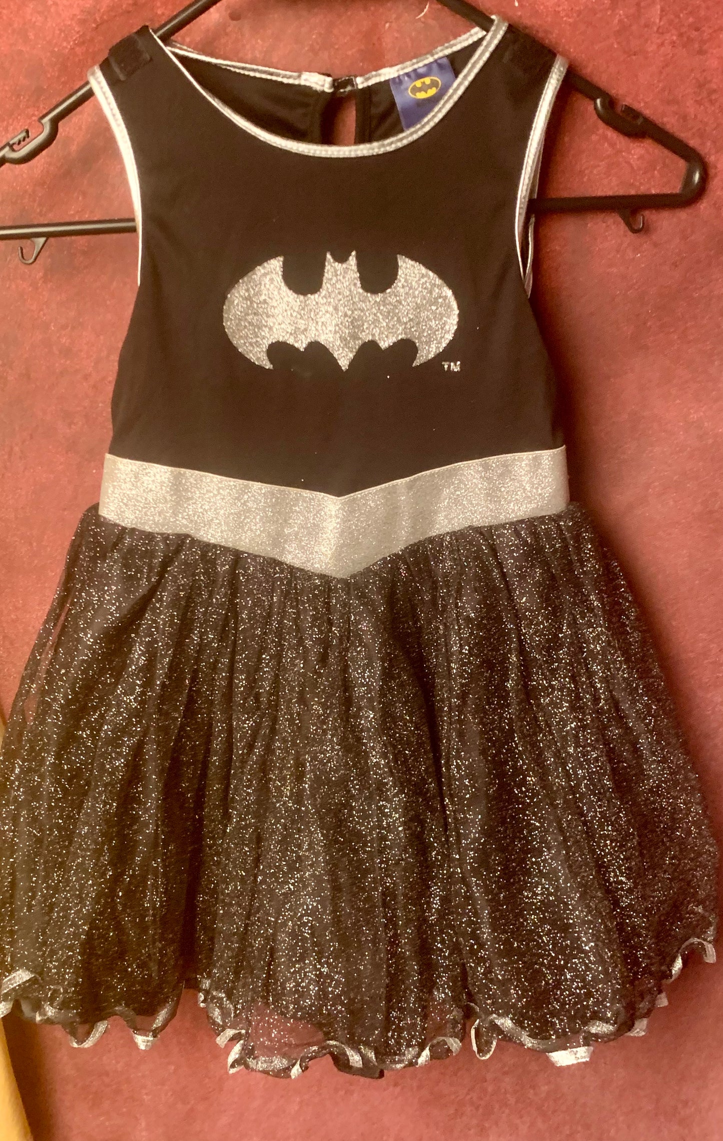 Batgirl dress for 5-6 yo
