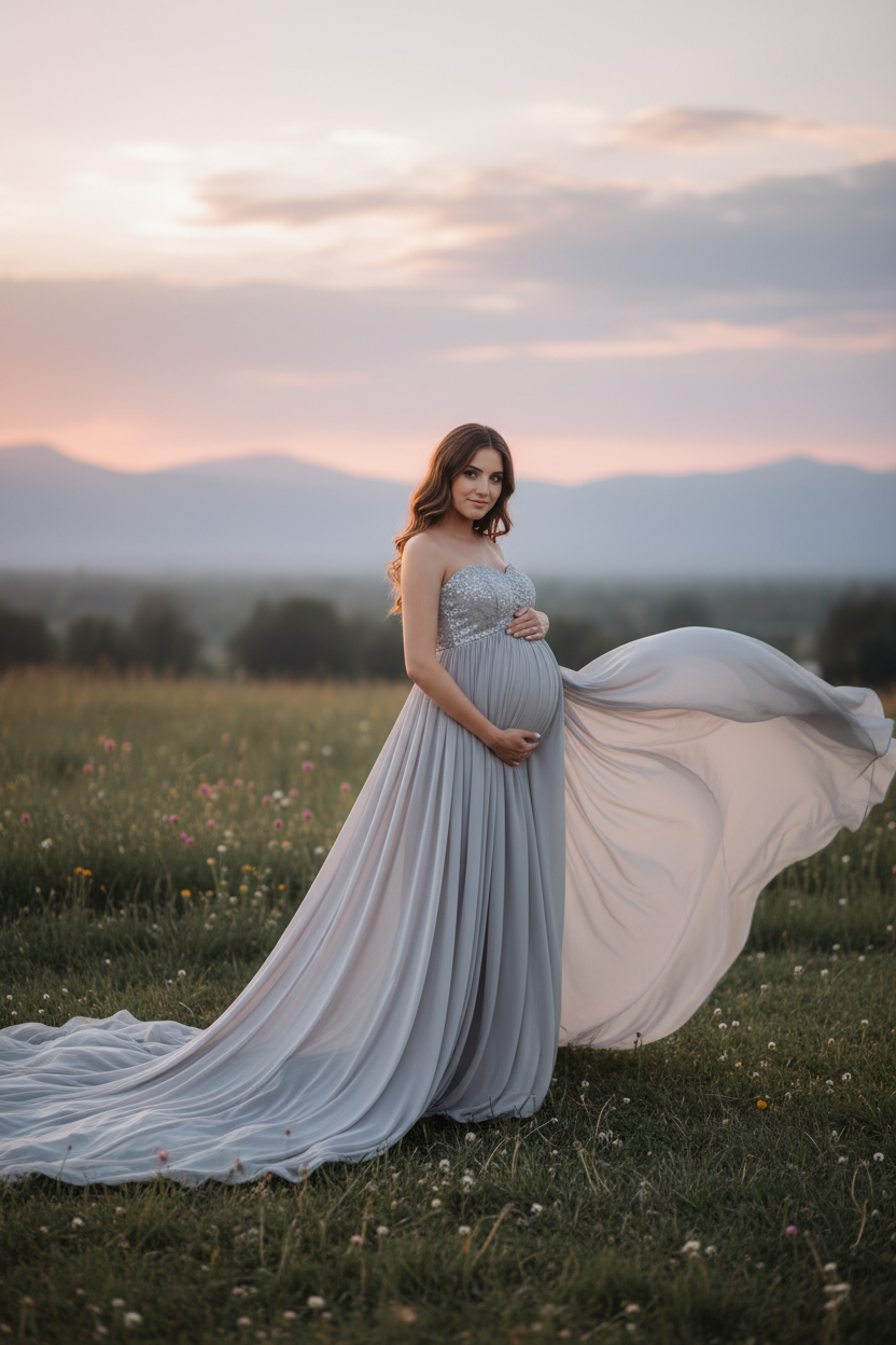 Preloved Maternity Dress for Photoshoot