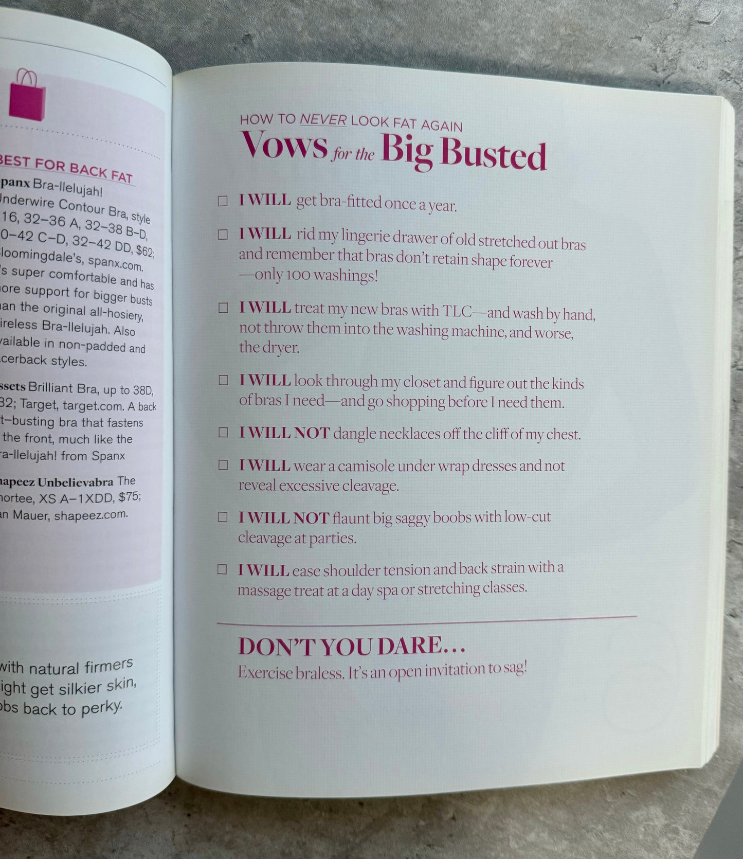 How to never look fat again by Charla Krupp
