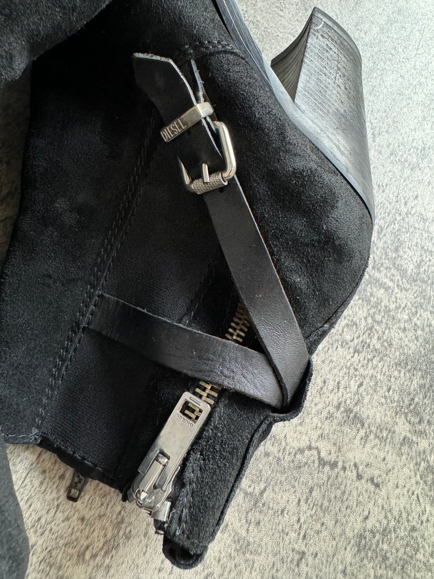 Diesel suede boots, size 40