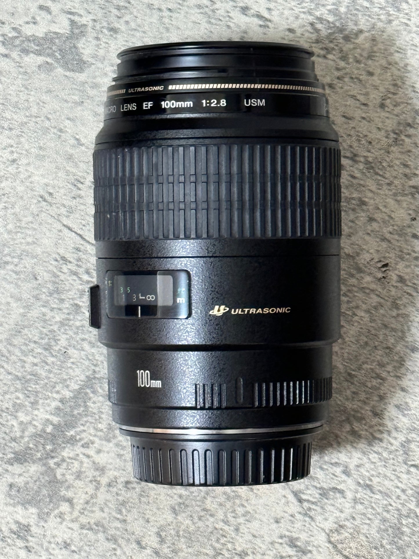 Canon Ultrasonic macro fixed lens EF 100mm USM