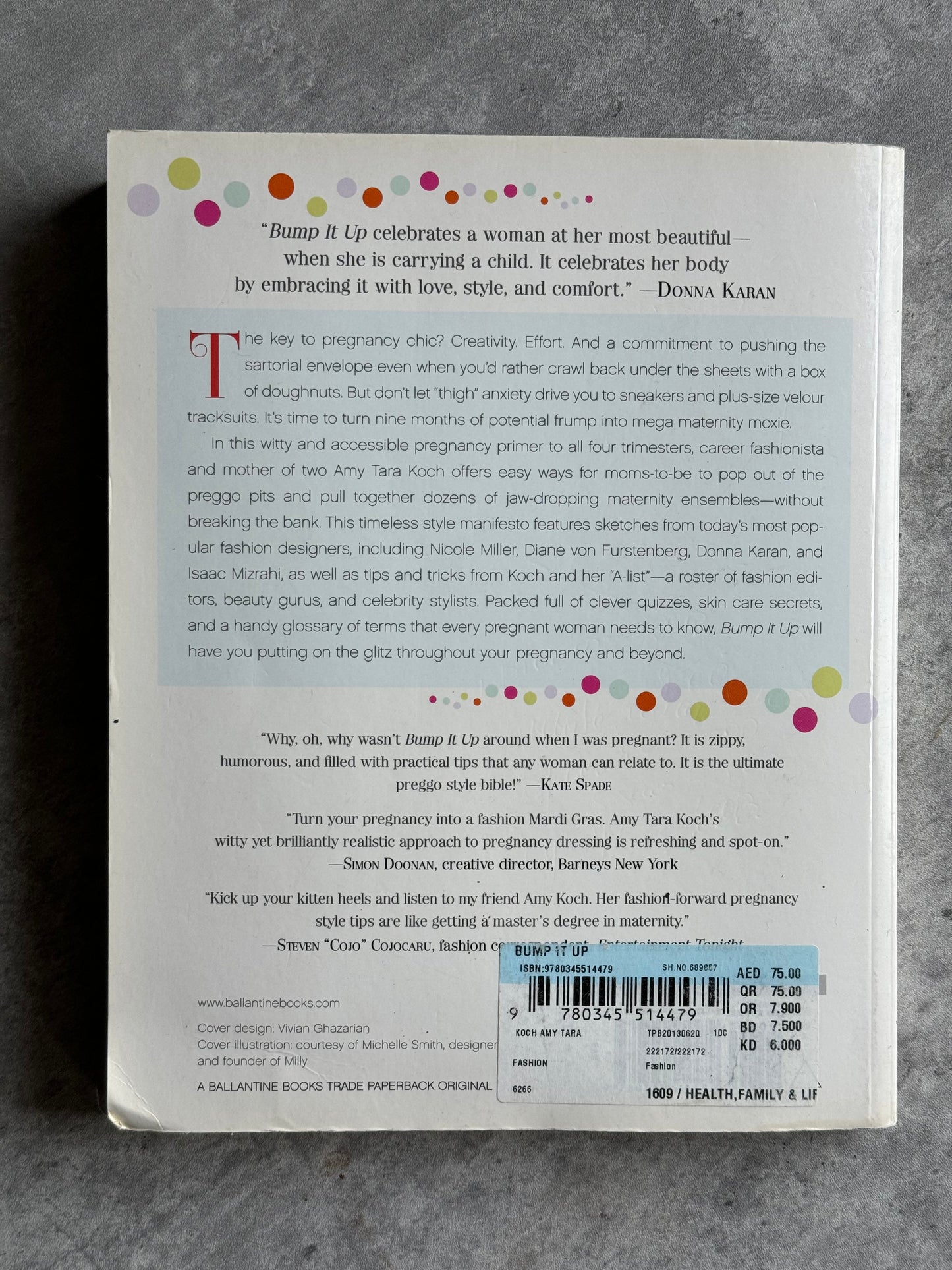 “ Bump it up” book by Amy Tara Koch