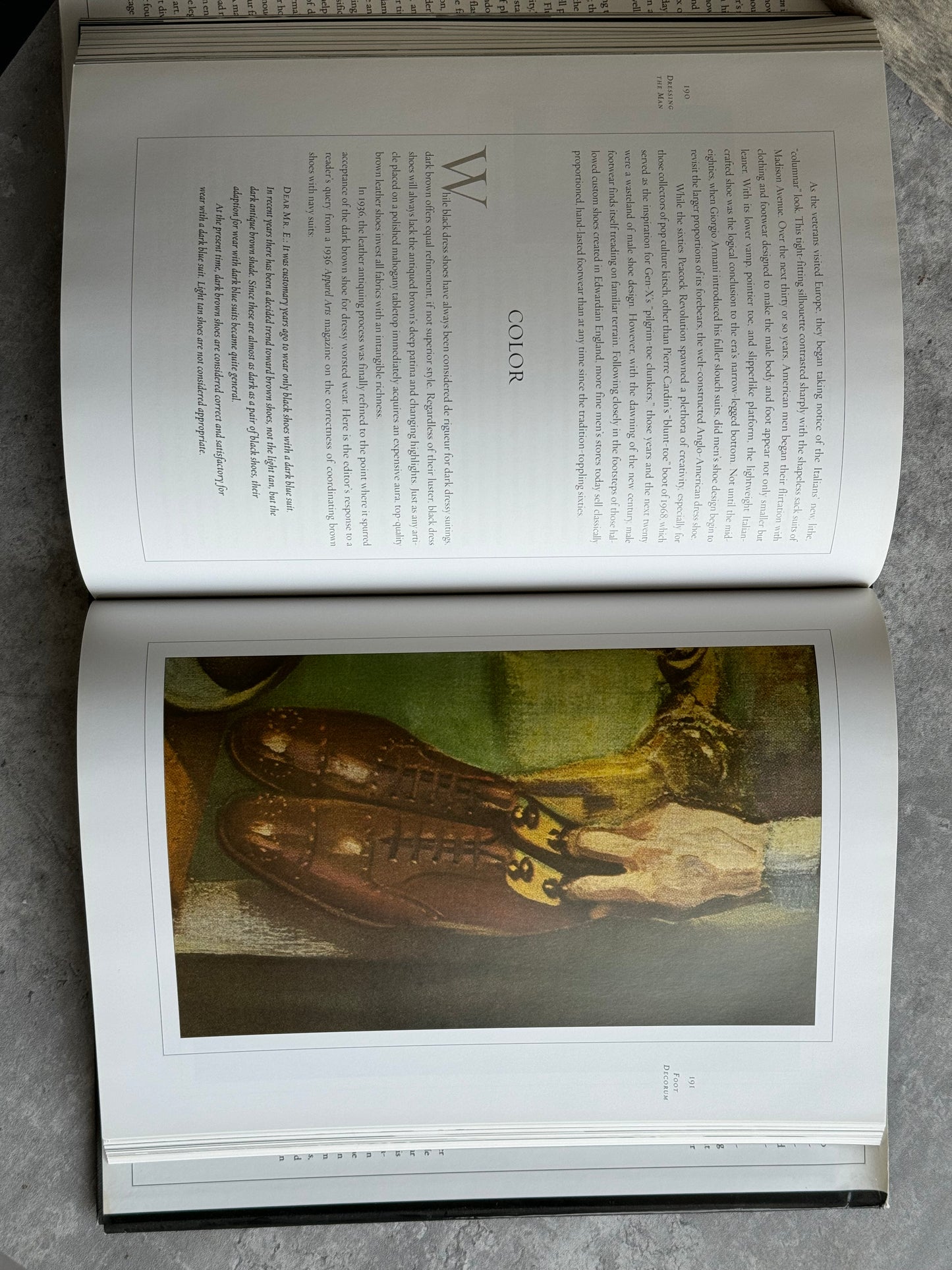 “Dressing the Man. Mastering the Art of Permanent Fashion” book by Alan Flusser.