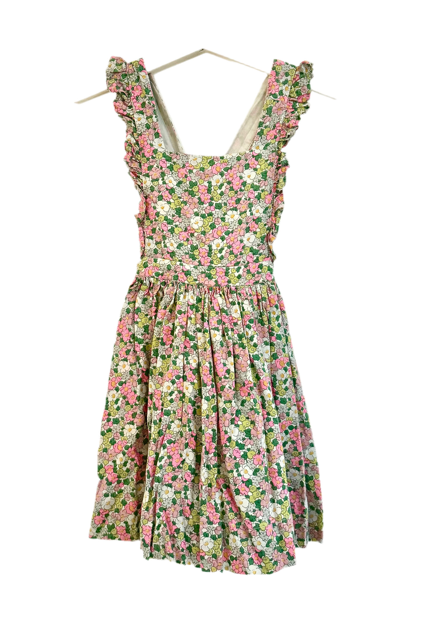 Mini Boden Crossed back floral dress, 3-4 yo