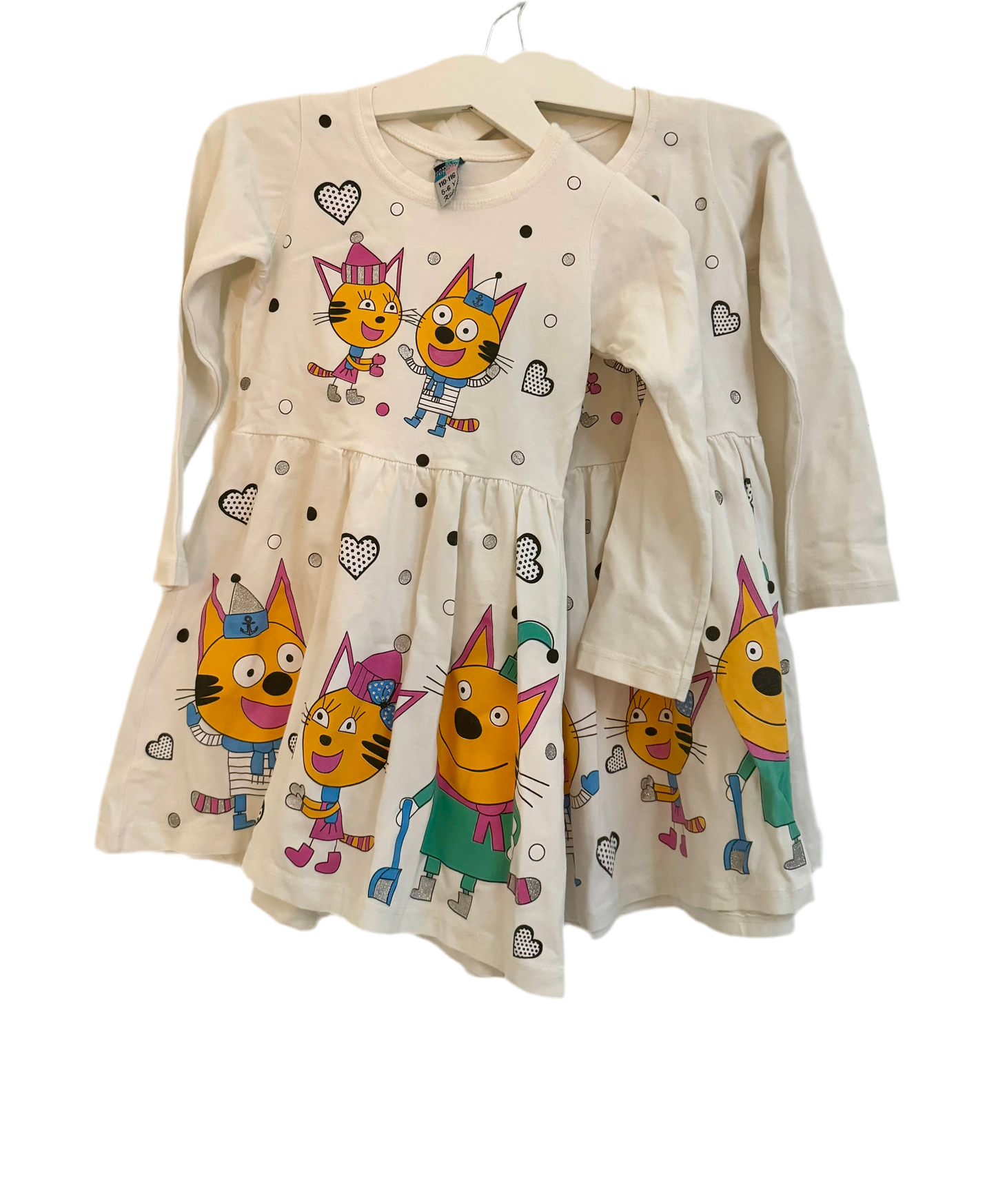 Dresses for twins, 5-6 yo