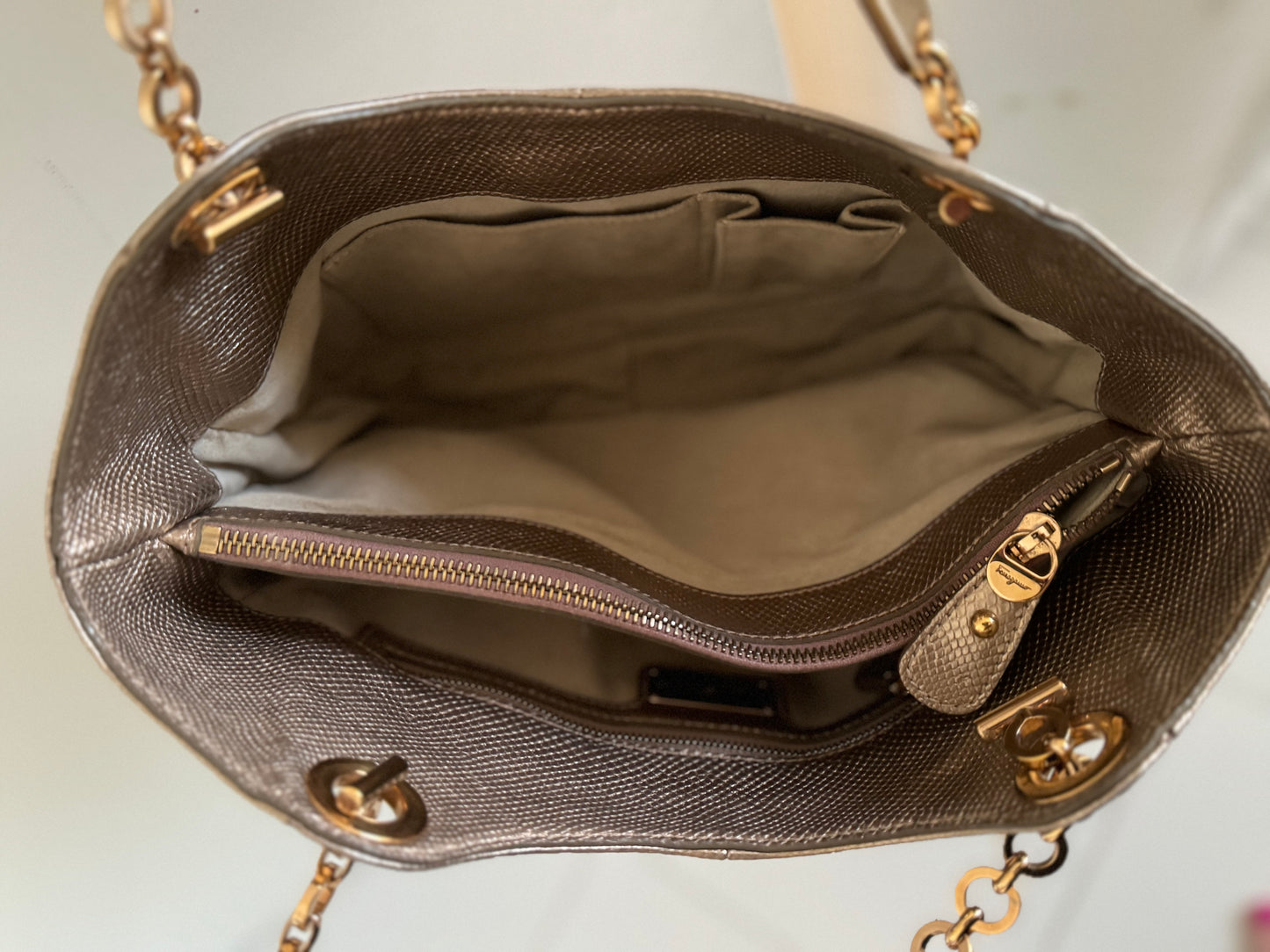 Salvatore Ferragamo original leather bag
