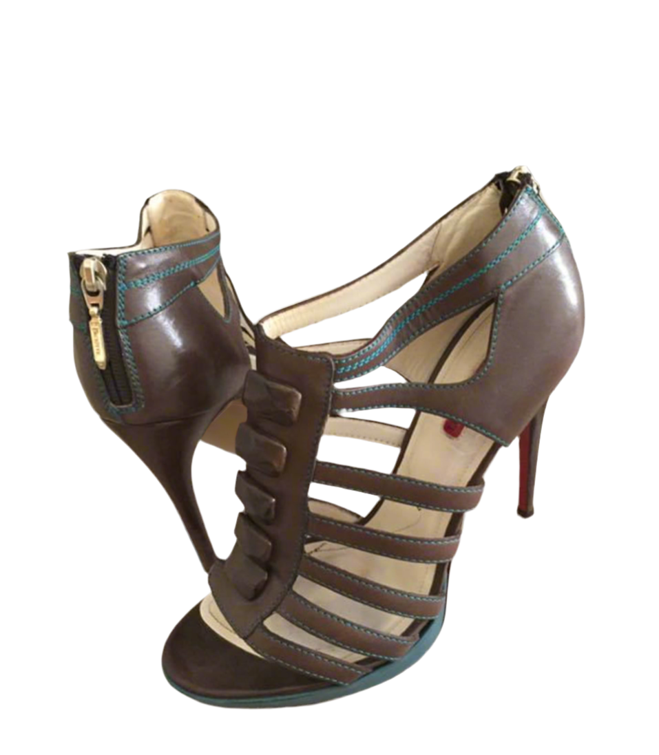 Cesare Pacciotti ladies open shoes high heels size 40