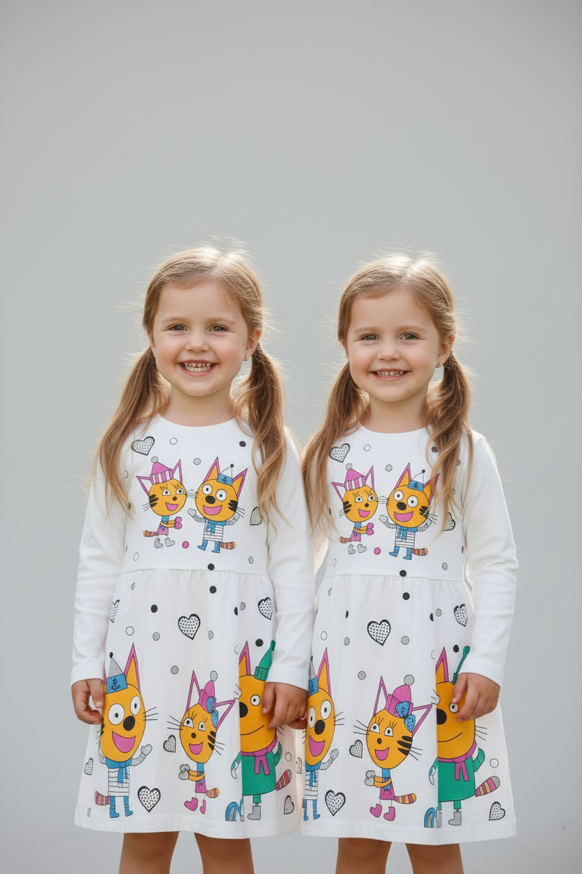 Preloved Dresses for twins, 5-6 yo