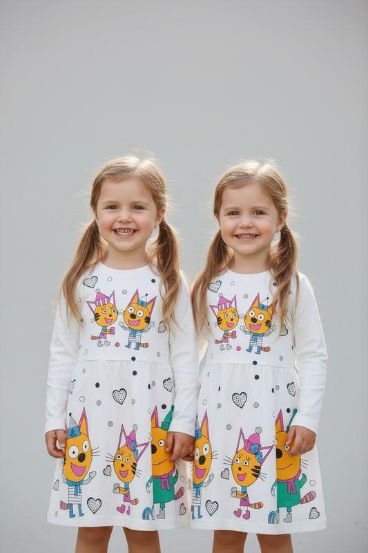 Preloved Dresses for twins, 5-6 yo