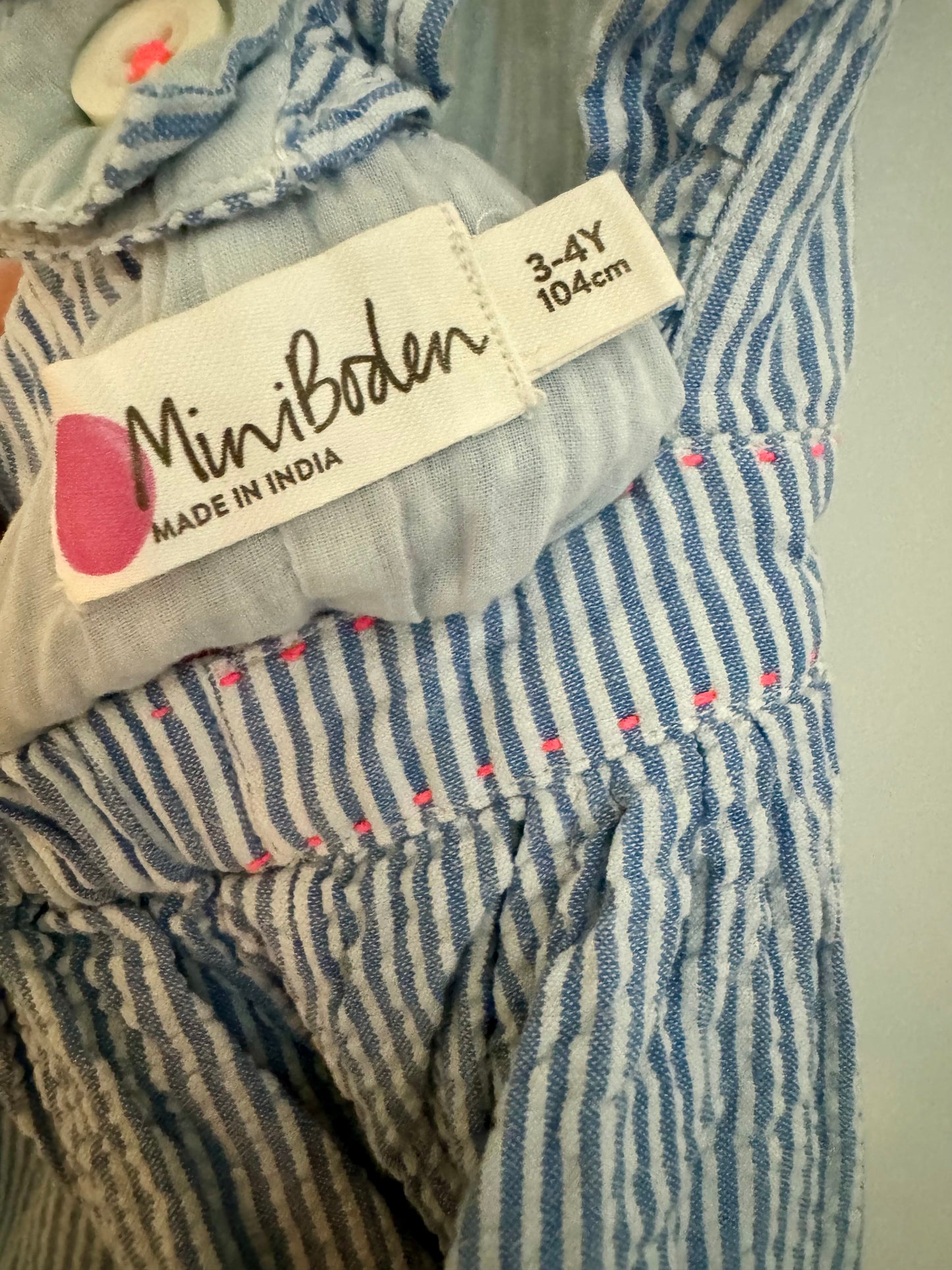 “Mini Boden” Dress with open back, for a girl, 3-4 yo