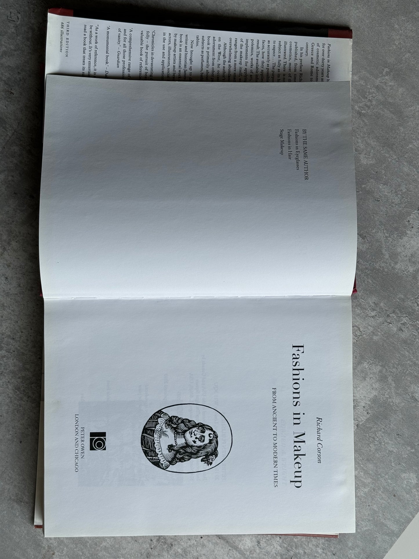 “ Fashions in Makeup, From Ancient to Modern Times” Book by Richard Corson