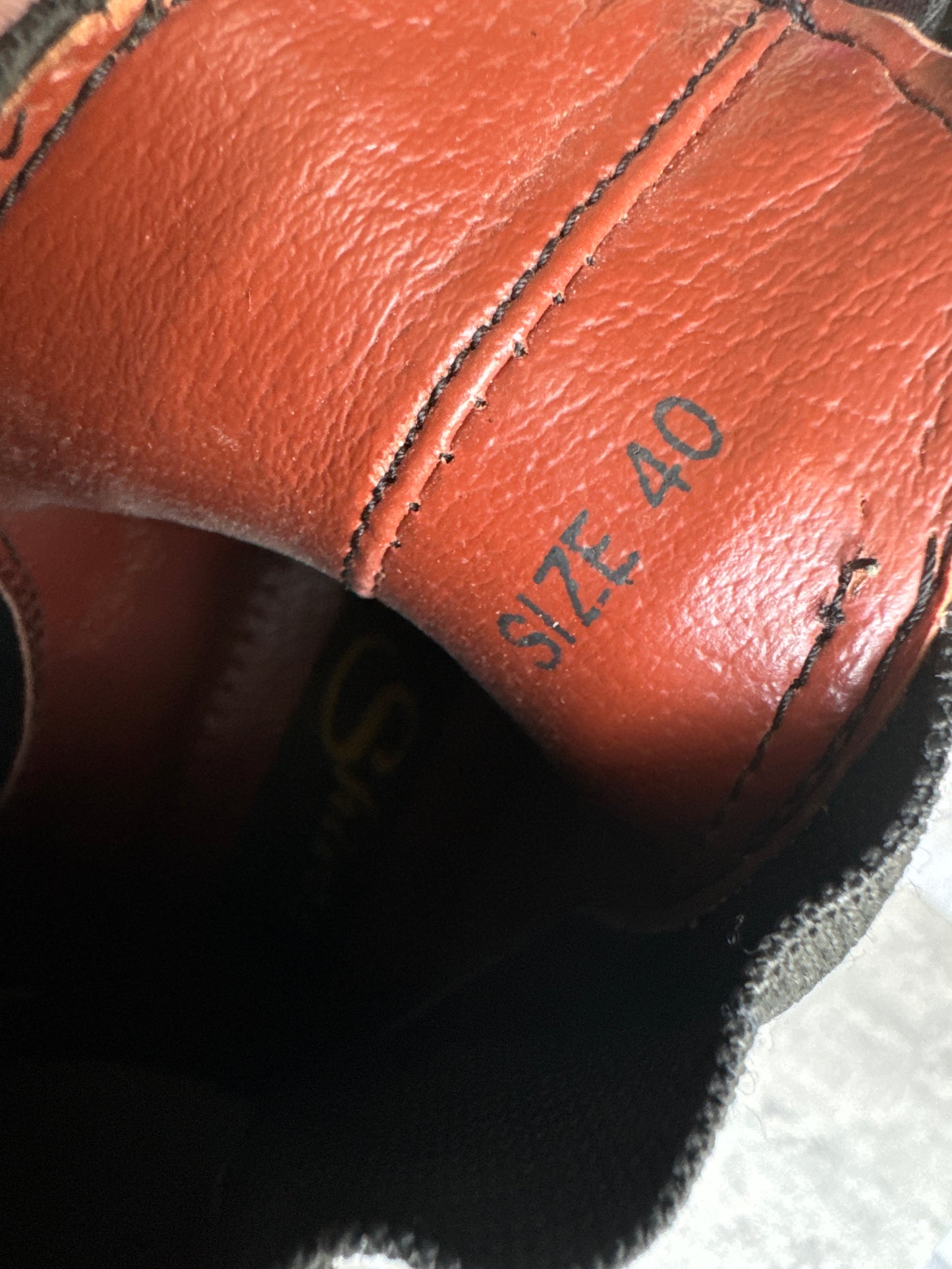 Horse riding leather boots by Shires, size 40