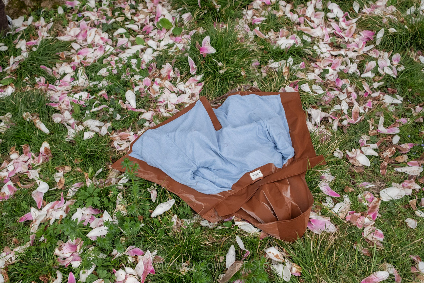 Kid's Trench Coat - Brown - Cotton