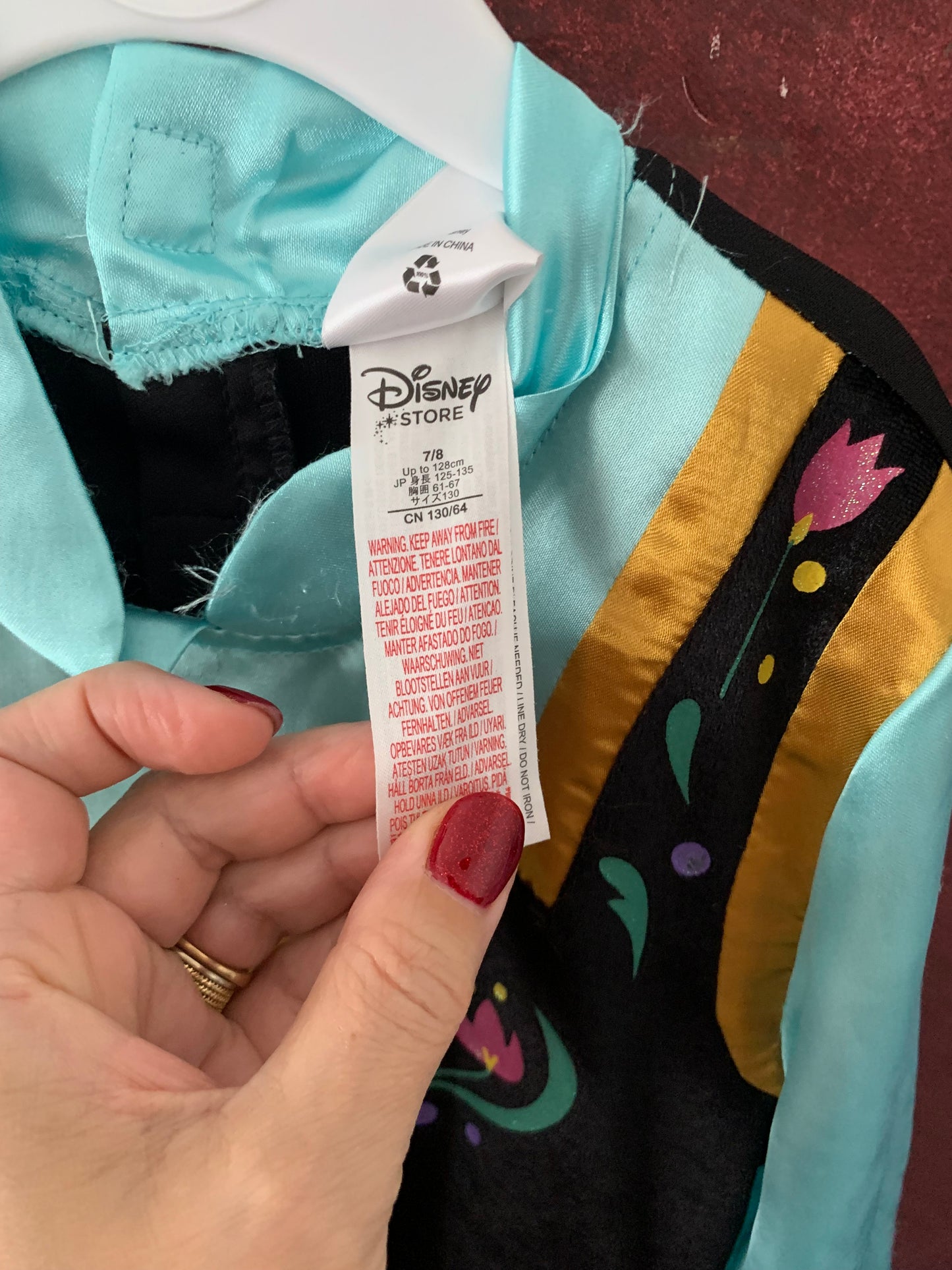 Anna From Frozen Dress, for 7-8 years