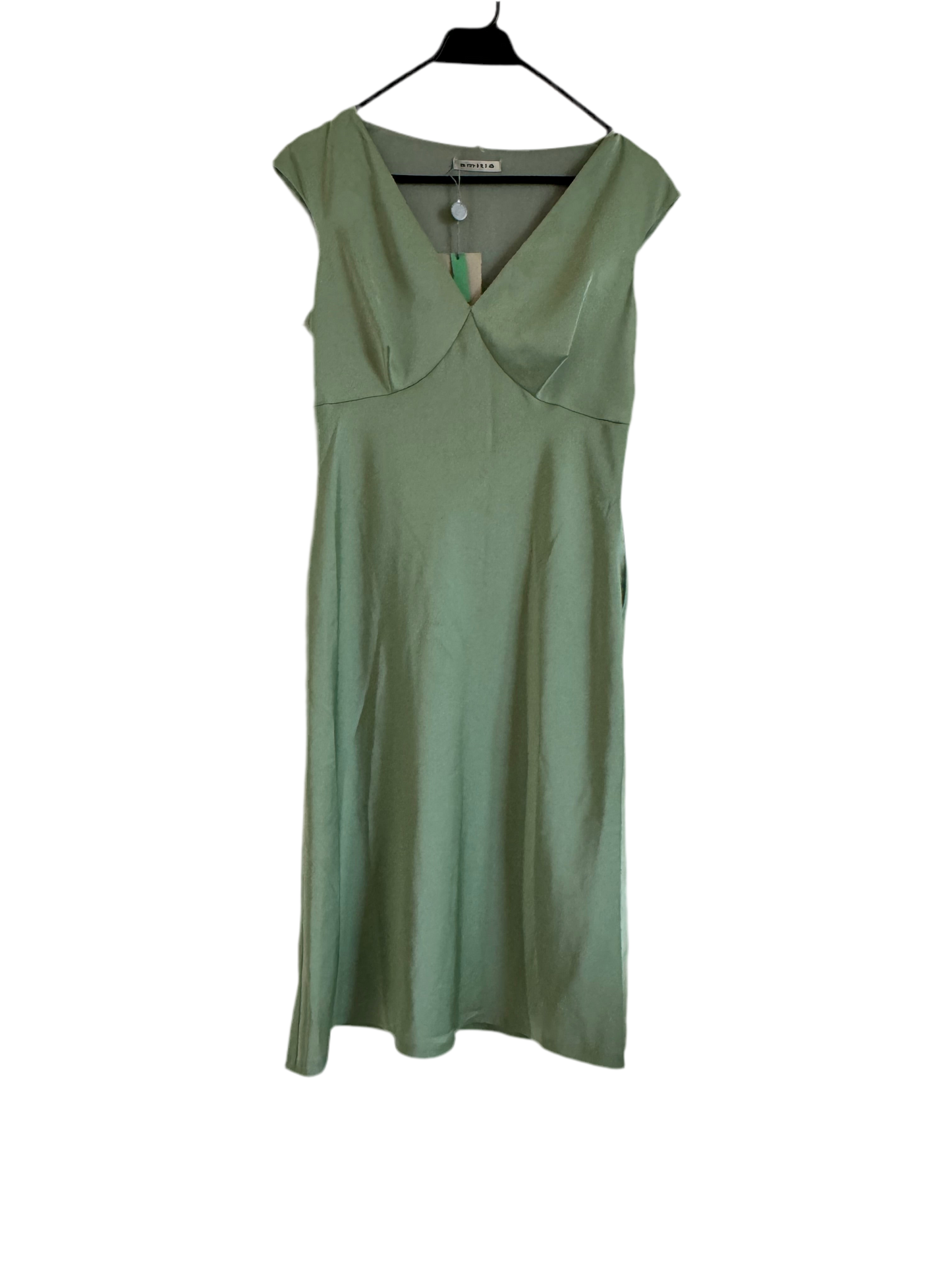 “Amitie” Green Dress , with the tag, new , Size 14