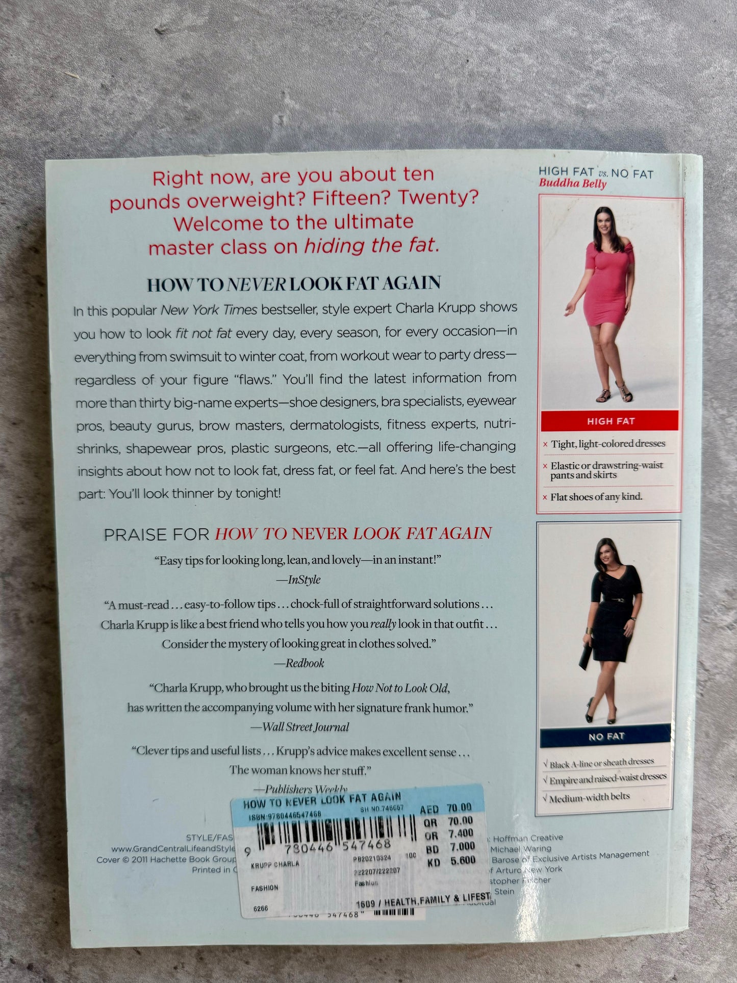 How to never look fat again by Charla Krupp