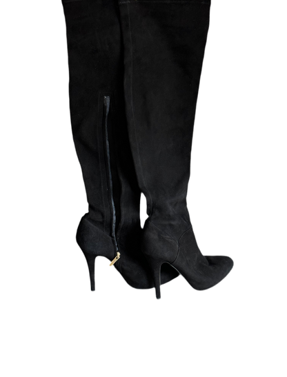 Karen Millen over the knees suede boots, size 40
