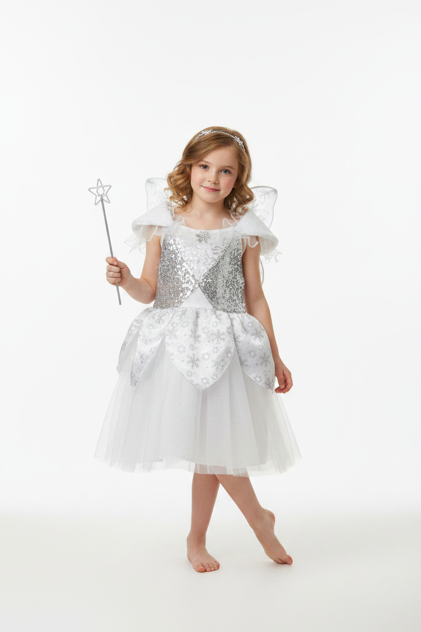 Preloved Fancy angels dress for 5-6-year-old girls;