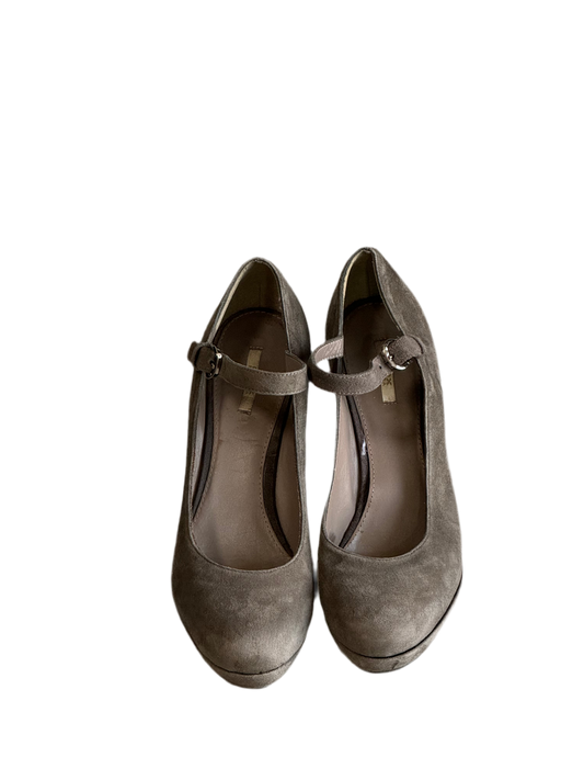 Geox Suede Shoes on a platform