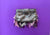 Vintage Custo Barcelona feather bag 2000s,  y2k fashion. Metallic silver evening clutch bag with long chain strap.